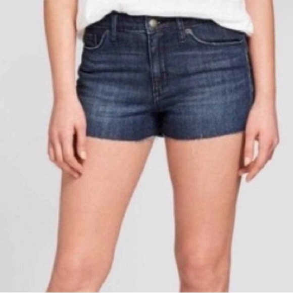 Universal Thread Pants - Universal Thread Women’s Dark Blue Denim Jean Shorts 100% cotton